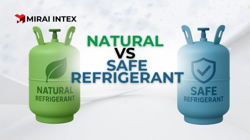 Refrigeration equipment with natural refrigerants
